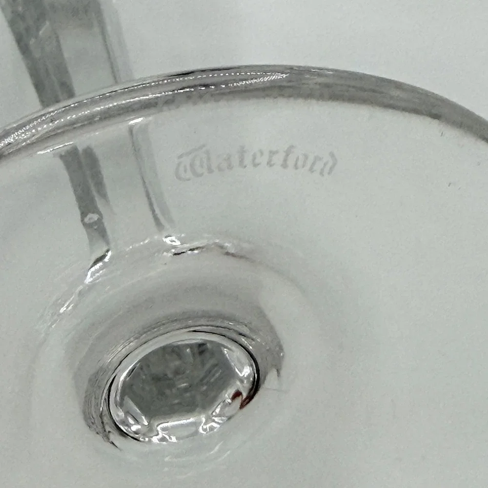 Waterford Clear Crystal Tall Flute Pair